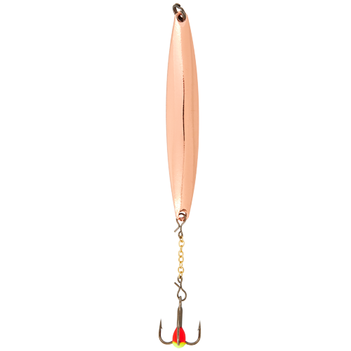 Блесна вертикал. зим. Lucky John NAIL BLADE с цеп. и тр. 65мм C блистер							