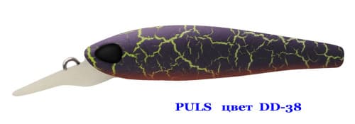 Воблер PULS   SSV-PU   DD - 38       FL/0,3-0,8 m/3,0g/52 mm		