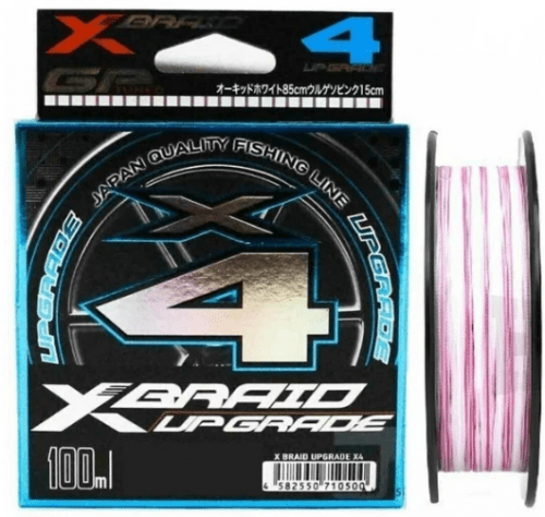 Шнур YGK X-Braid Upgrade X4 100m #0.3-6lb										