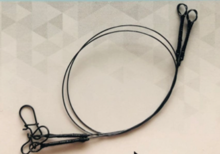 Поводок с застежкой Gurza-Nitinol Liader L (0,3 mm x 0,15 m) (2шт/уп)									