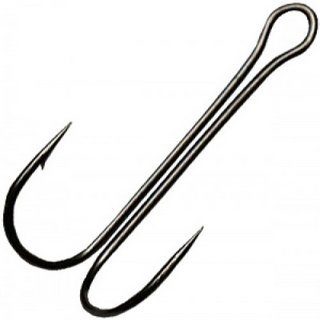 Двойник  DOUBLE  HOOK  3X-SUPER LONG   (bn)   №4/0   (упак. 3шт)							