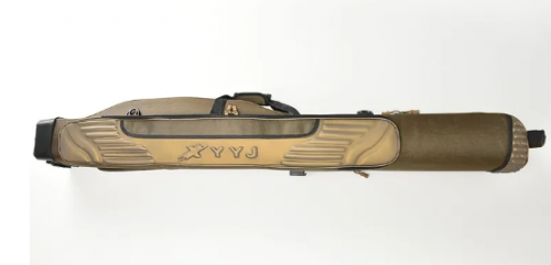 чехол для удочек "AiKang" ЖЕСТКИЙПОЛУТУБУС (150см, 3 отделения + 3 кармана, с мет.подставкой