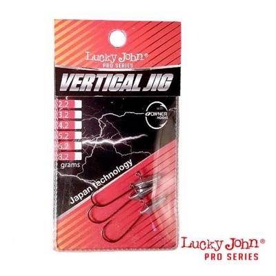 Джиг-головки Lucky John VERTICAL JIG 25,0г(2шт в уп)