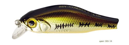 Воблер COMBEK  B   SSV-CB     DD - 14      FL/0.4-1.0m/4g/50mm			