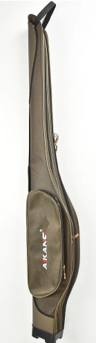 чехол для удочек "AiKang"СРЕДНЕЖЕСТКИЙ ПОЛУТУБУС (150см, 2 отделения + 1 карман