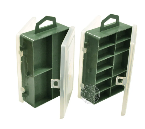 КОРОБОЧКА ТК-12 рыб-ая 2-хстороняя ( 11+3 отд.) (115х85х35мм)									