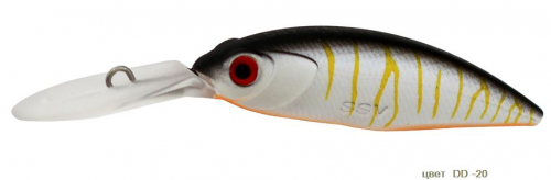 Воблер VipRus Pro  SSV - VRP   DD-20   SP/1,6-3m/5g/5,5cm						