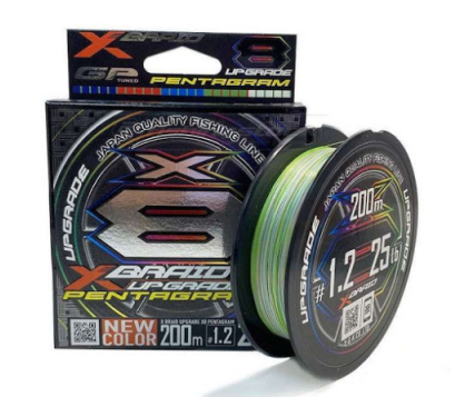 Шнур YGK X-Braid Upgrade X8 200m #0.6-14lb