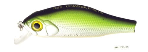 Воблер COMBEK  B   SSV-CB     DD - 13      FL/0.4-1.0m/4g/50mm			