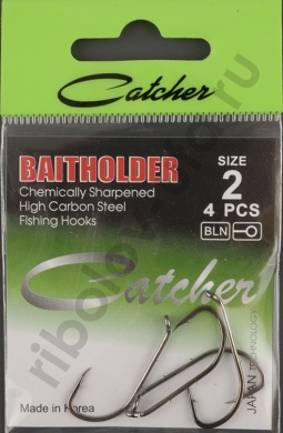 Крючок Catcher BAITHOLDER (bln,5 шт в пачке) Size 4