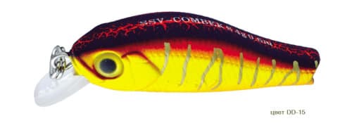 Воблер COMBEK  S   SSV-CS     DD - 15      SI/0.4-0.6m/3g/35mm					