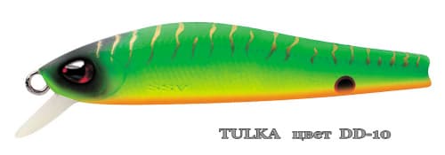 Воблер TULKA   SSV-TU   DD - 10       SP/0,5-1,0 m/3,1g/56 mm			