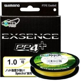 Плетёная леска SHIMANO Exsence PP4+ X Power Pro #2.0 (32.1LB/14,5 kg) - 200m Yellow