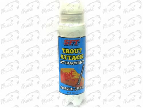 Аттрактант-спрей SFT Trout Attack с запахом сыра																				