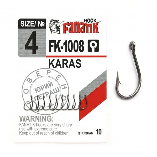 Крючки FANATIK FK-1008 KARAS №4 (10)																