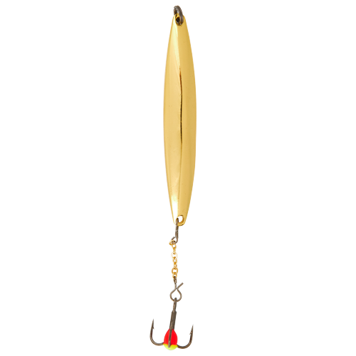 Блесна вертикал. зим. Lucky John NAIL BLADE с цеп. и тр. 65мм G блистер							
