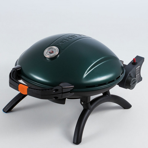 Гриль газовый O-GRILL900MT Bicolor black-green (в комплекте адаптер тип А)