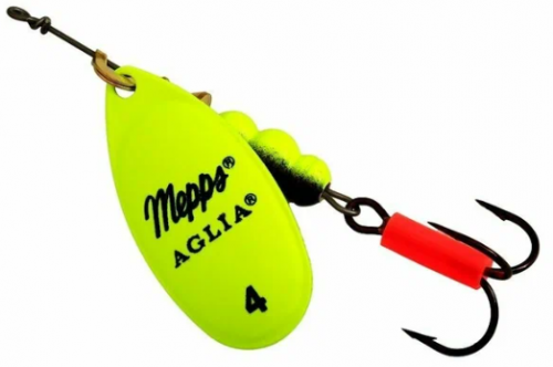 Блесна MEPPS AGLIA FLUO CHARTREUSE 4 BL (Блистер)			