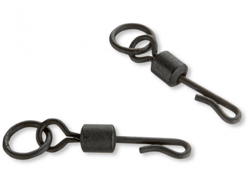 Вертлюжок с застёжкой и кольцом Quick change swivel with ring №4 (упак. 2 шт)					