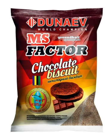 Прикормка "DUNAEV-MS FACTOR" 1кг Шоколадный бисквит