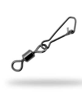 Застежка с вертлюжком Gurza-Rolling swivel/Hooked Snap BN №14 (10шт/уп)
