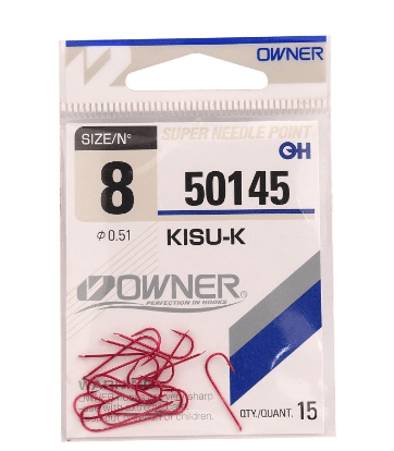 Крючок OWNER №50145  № 8 (15шт.)																	