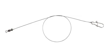 Поводок с застежкой Gurza-Nitinol Liader  L 300/0,5mm (1шт/уп)