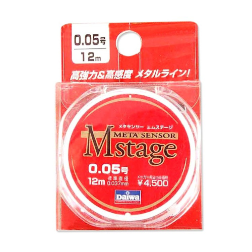 Поводковый материал DAIWA META SENSOR Mstage - 0.05-12M / 0,037 мм - 12 м