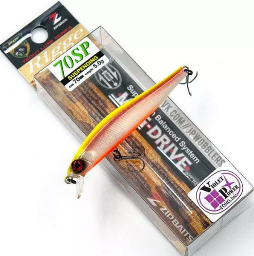 Воблер Zip Baits Rigge 70SP (70мм, 5,0гр, #673)																							