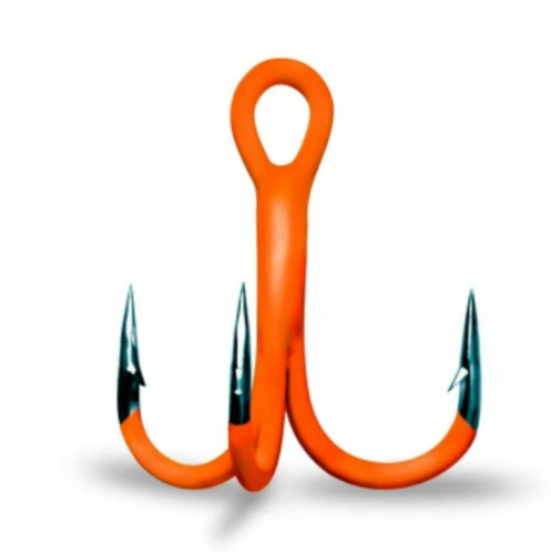 Крючки Gurza-Round treble hook ST-36 UV ORANG № 2 BC