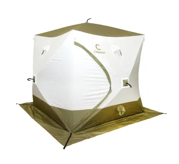 Палатка зимняя куб Следопыт Premium Long  2,35*2.0 3 слоя 			