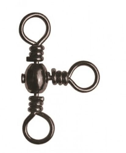 вертлюг тройной "Catcher" CROSSLINE (BARREL SWIVEL, #  2, 7 шт в пачке)