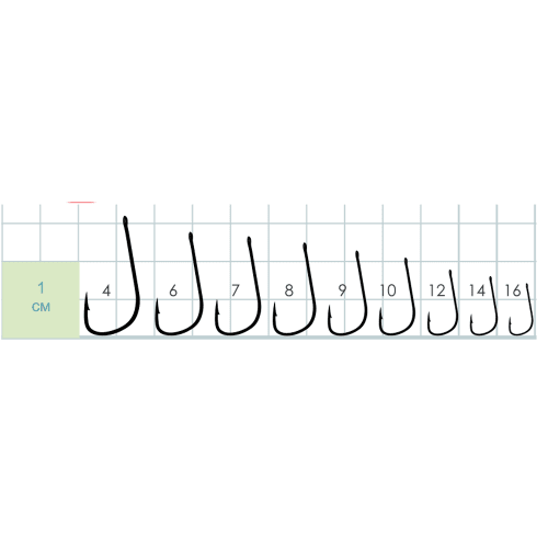 Крючки Gurza- SODE LIGHT  (F6)  BN №14 (10шт./упак.)