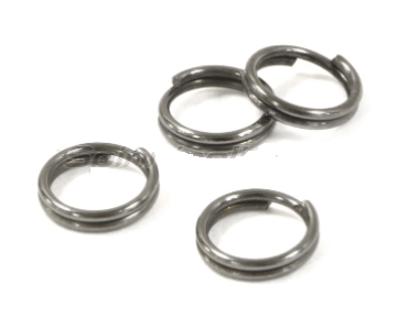 Заводные кольца Gurza-SPLIT RING ST BK №4 (диам. 4,0 мм, тест 15 кг) (8 шт. х 10)							