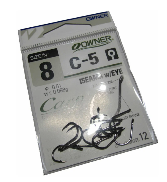 Крючок OWNER №53265 / С-5  № 8 (12шт.) CARP																			