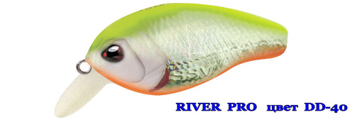 Воблер RIVER  PRO   SSV-RP   DD - 40       FL/0,5-1,0 m/5,0g/40 mm			