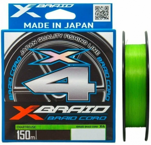 Шнур YGK X-Braid Braid Cord X4 150m #1.5-25lb	