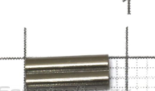 Обжимные трубочки Gurza-Double Brass Tube № D (dia1,5x3,1x10mm) (10шт/уп)											
