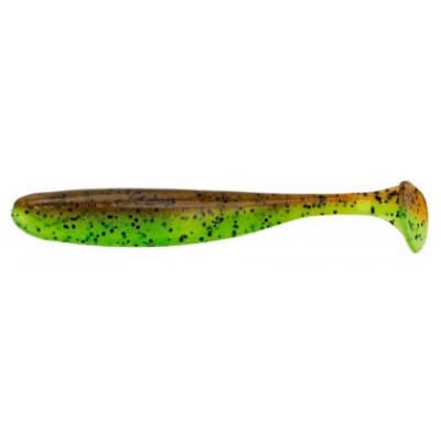 Приманка силиконовая Keitech Easy Shiner 4" #401 Green Pumpkin / Chartreuse											