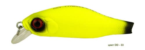 Воблер COMBEK  S   SSV-CS     DD - 33      SI/0.4-0.6m/3g/35mm			