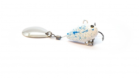Тейл-спиннер HURRICANE 10g White	