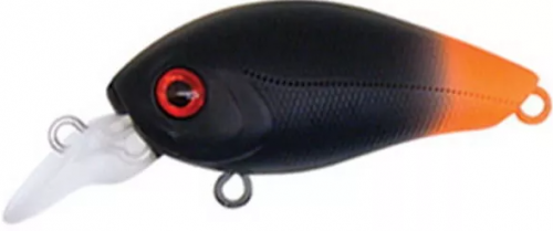 Воблер TSURIBITO BABY CRANK 35F-SR / 525 MATTE BLACK ORANGE TAIL				