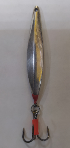 Блесна зимняя AGAT В.Ш."Трехгранка" тройник серебрение 999, 6gr., 48mm.																				