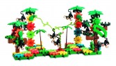 Набор деталей для сборки модели джунглей с обезьянками