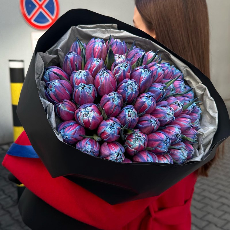 51 синий тюльпан в Нижнем Новгороде
