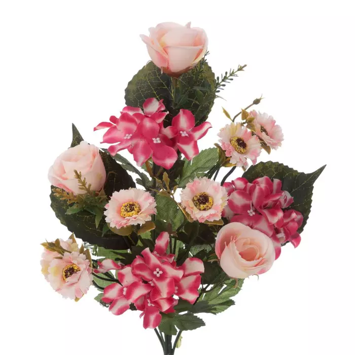 Ramo rosas y alstroemerias artificiales fucsia 38 · Funerario · Ramos flores artificiales · La Llimona home Ramo rosas y alstroemerias artificiales fucsia 38 · Funerario · Ramos flores artificiales · La Llimona home
