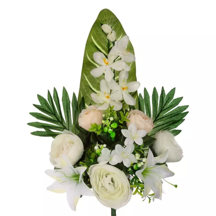 Ramo ranúnculos y orquídeas artificiales crema 50 · Funerario · Ramos flores artificiales · La Llimona home Ramo ranúnculos y orquídeas artificiales crema 50 · Funerario · Ramos flores artificiales · La Llimona home