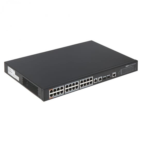 24 port 100 Mbps + 2-port Gigabit Managed PoE Switch 360W 24 port 100 Mbps + 2-port Gigabit Managed PoE Switch 360W