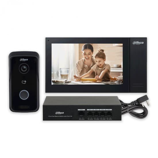 Intercom set with internal screen and buzzer and external camera best intercom