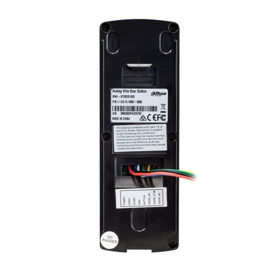 External doorbell with 2 MP camera Doorbell with camera